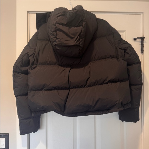 Auth.✅ Lululemon Black “Wunder Puff” Cropped Jacket Size 14🖤❤️ - Picture 11 of 12